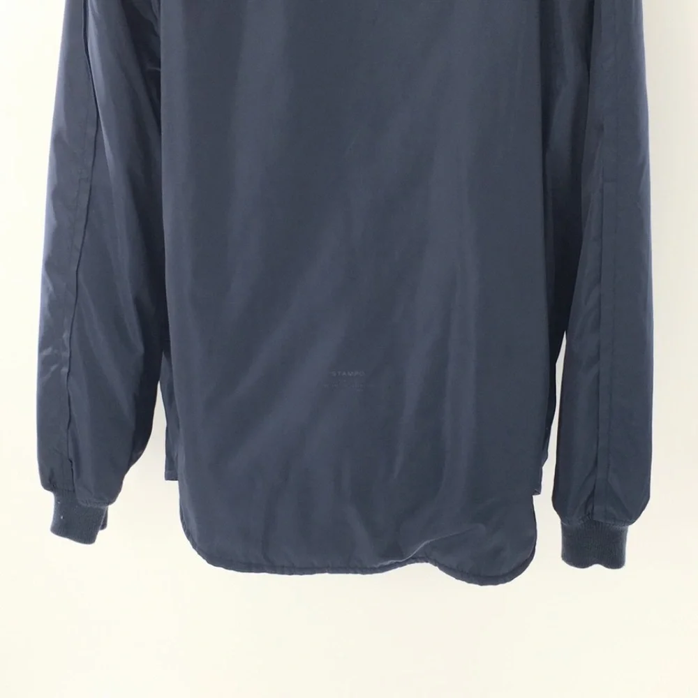 Stampd Mens Bomber Jacket Full Zip Hidden Pockets Blue Interior Straps Sz XXL - Picture 8 of 16